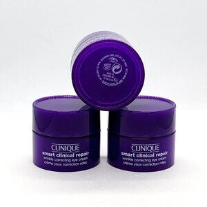Clinique Smart Clinical Repair Wrinkle Correcting eye cream travel size x 3